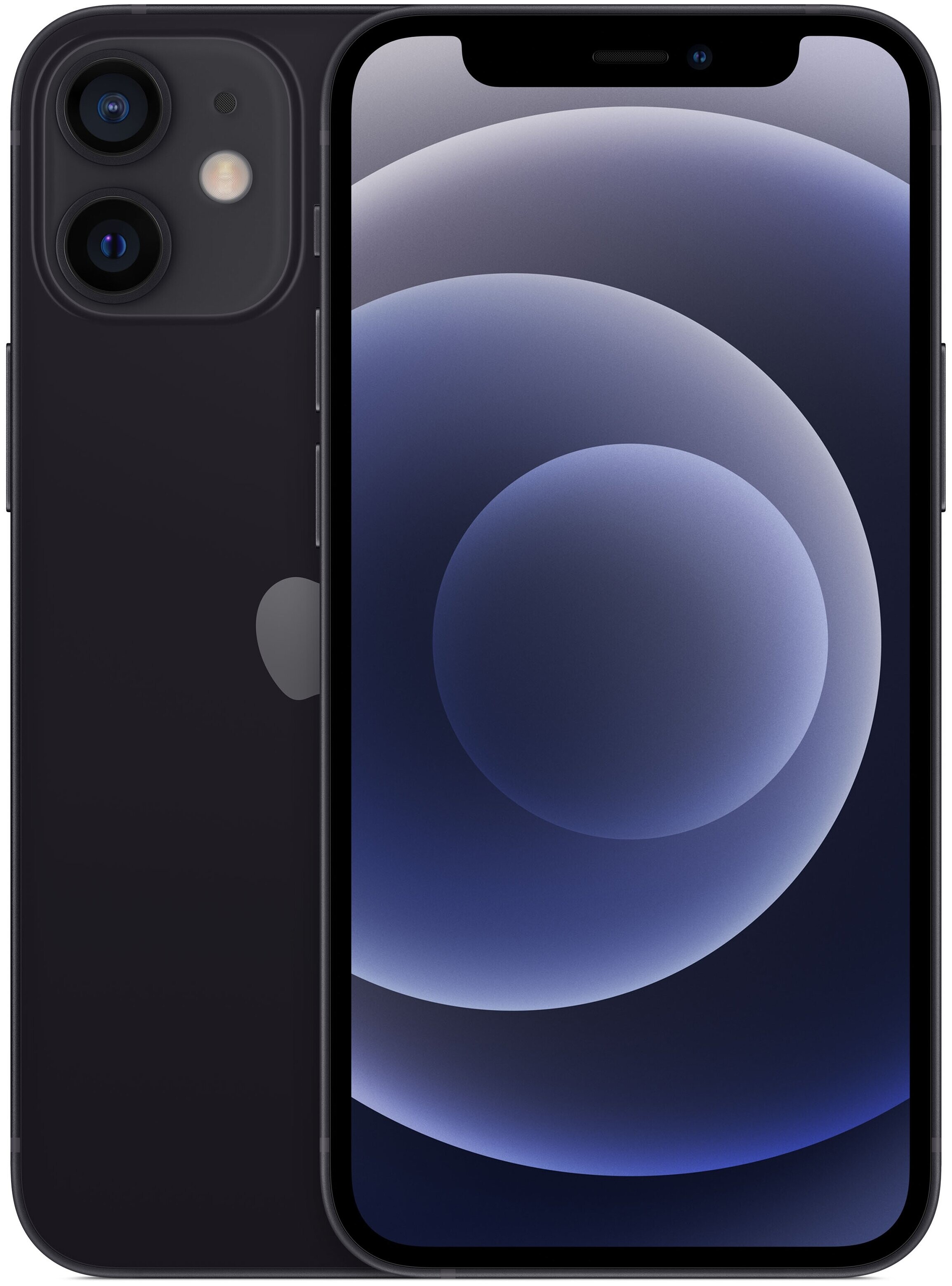 

Телефон Apple iPhone 12 4/128Gb черный (MGJA3HN/A)