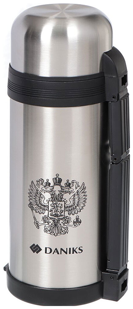

Термос Daniks SL-150GX серебро (306889)