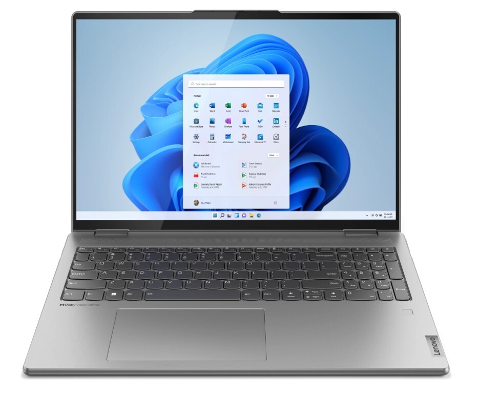 

Ноутбук Lenovo Yoga 7 16IAP7 Win11Home grey (82QG003HRU)