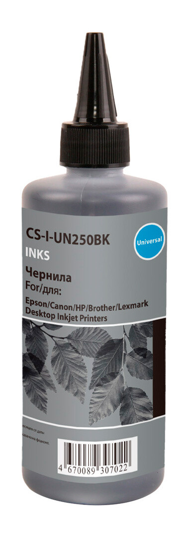 

Чернила для картриджа Cactus CS-I-Un250BK черный 250мл