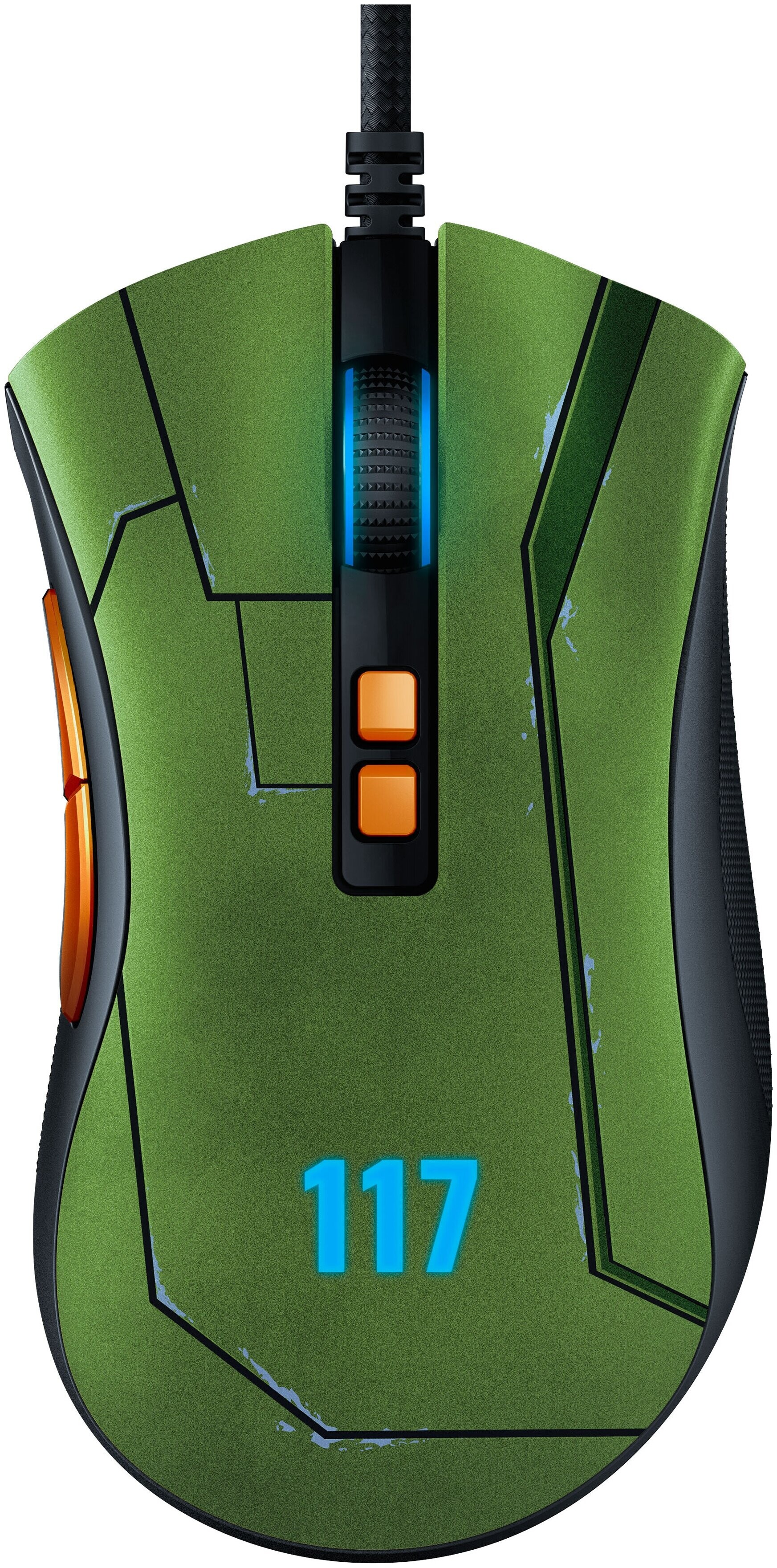 

Компьютерная мышь Razer DeathAdder V2 - Halo Infinite (RZ01-03210300-R3M1)