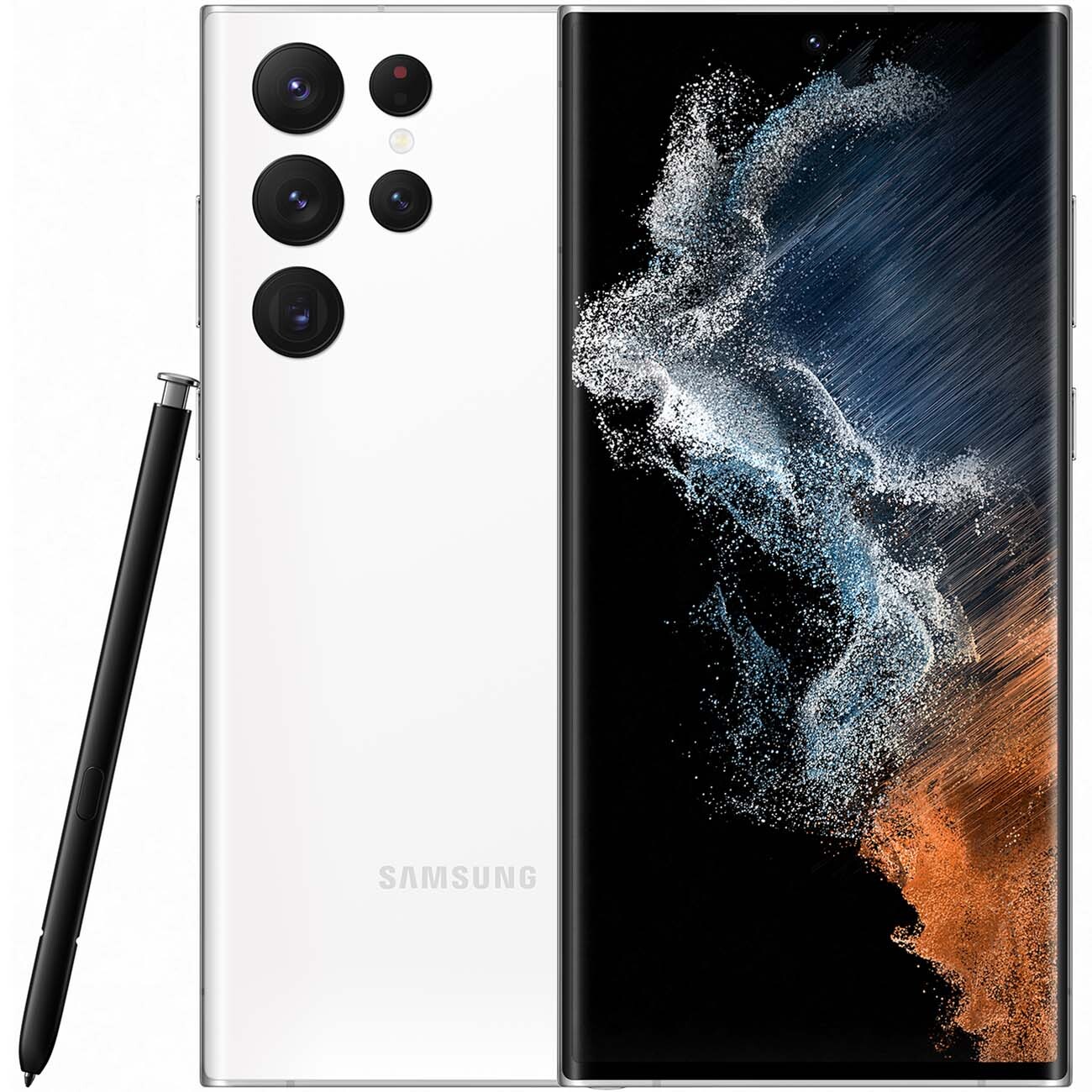 

Телефон Samsung Galaxy S22 Ultra 12/256Gb белый (SM-S908EZWGMEA)