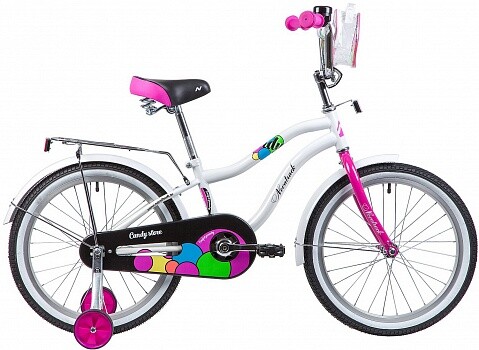 

Велосипед для малышей NOVATRACK 205Candy.WT23 белый