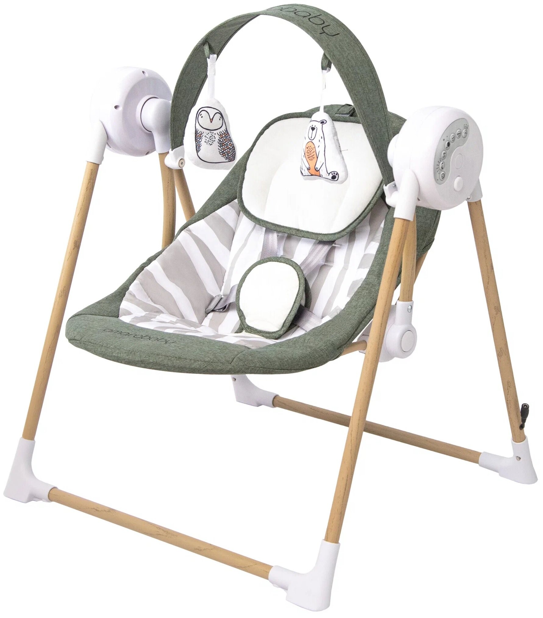 

Детский шезлонг AmaroBaby WOODEN SWING хаки (AB20-22WOOD/26)