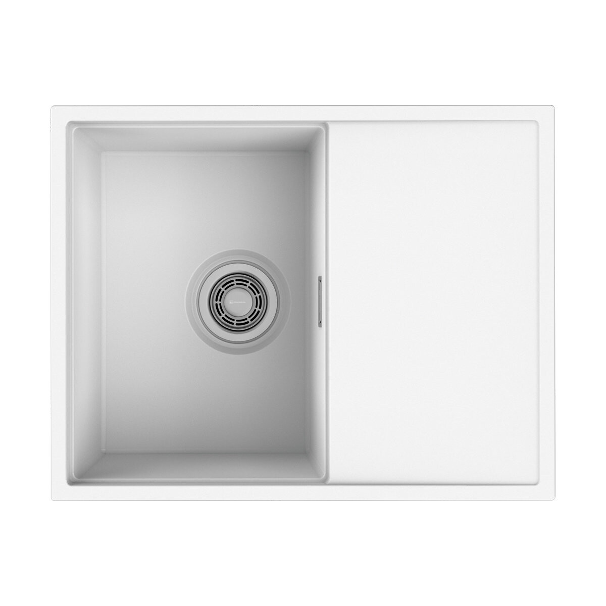 

Кухонная мойка Omoikiri Yoru 64-WH Side Artgranit/белый