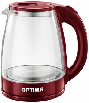 

Чайник Optima EK-1832G бордово-черный