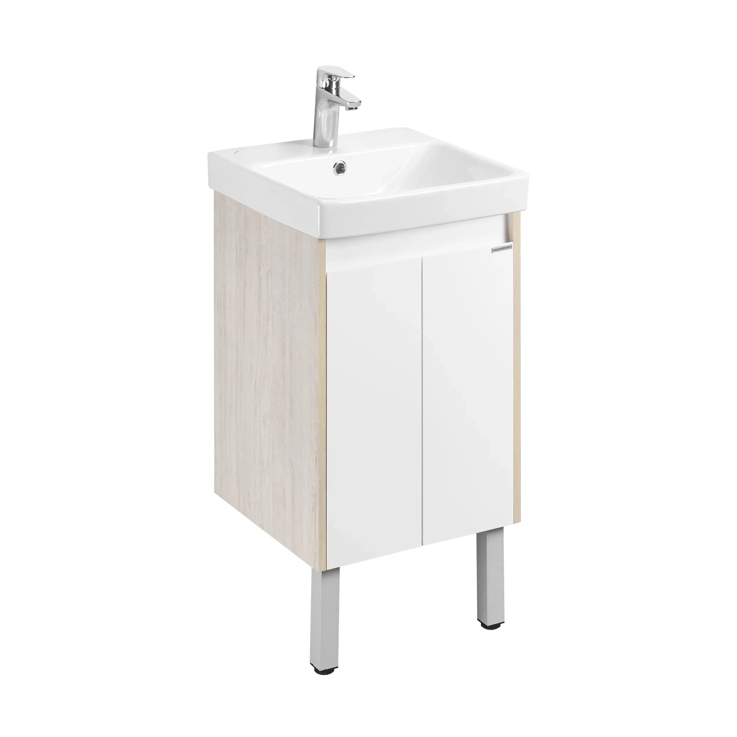 

Тумба Акватон Сканди Doors 45 1A2787K0SDB20 с раковиной (1A278701SDB20+1WH501630) (2 коробки)