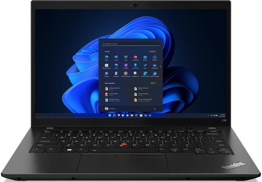 

Ноутбук Lenovo ThinkPad L14 AMD G4 Win 11 Pro Eng. (только англ. клавиатура) black (21H6S15000)