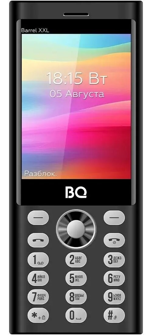 

Телефон BQ 3598 Barrel XXL Black/Silver