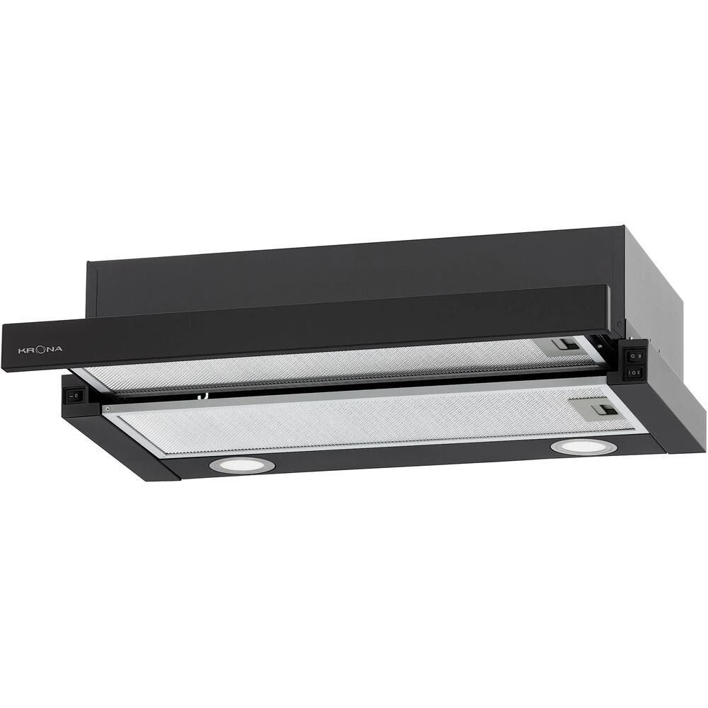 

Встраиваемая вытяжка Krona Kamilla T 600 black (2 мотора)