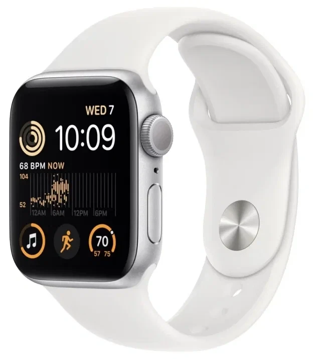 

Умные часы Apple Watch SE 2022 40мм серебристый (MNT93LL/A)