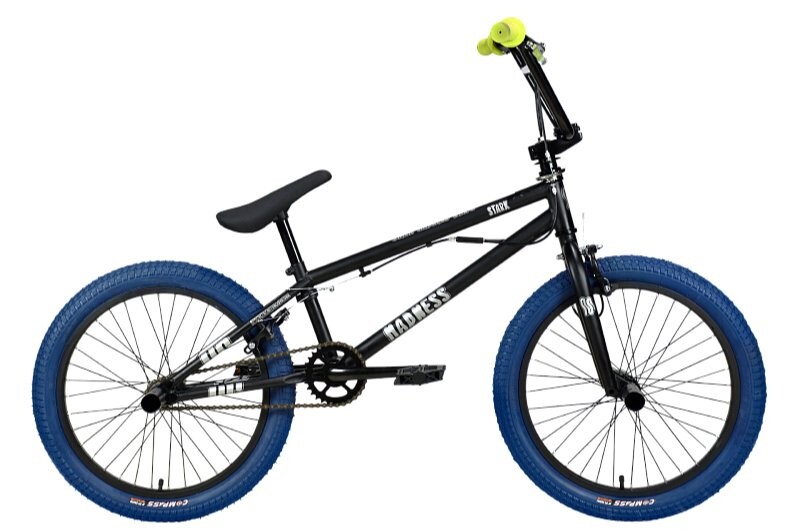 

Велосипед взрослый Stark Madness BMX 2 черный матовый/серебристый/темно-синий (HQ-0014369)