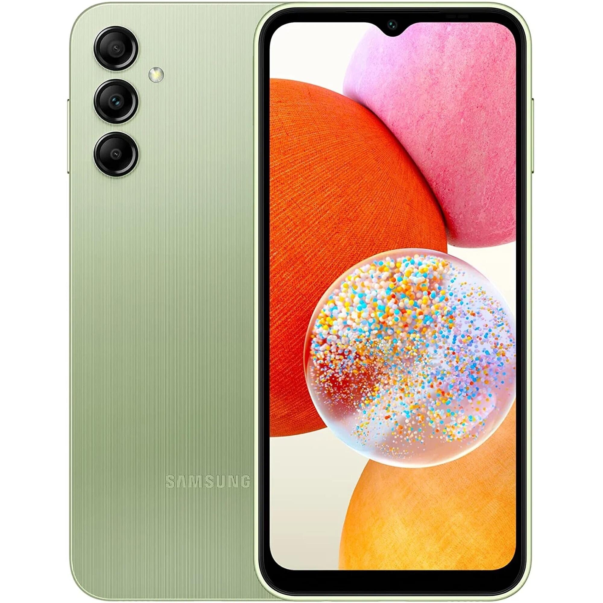 

Телефон Samsung Galaxy A14 4/64Gb светло-зеленый (SM-A145FLGUCAU)