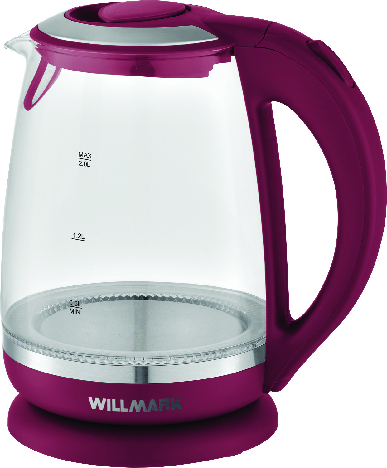 

Чайник Willmark WEK-2005G Бордовый