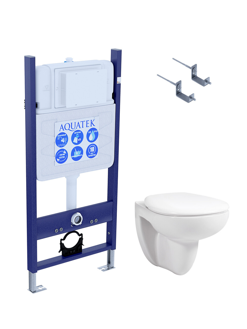 

Комплект инсталляции Aquatek SET КАИР KKI/14 (INS-0000014 + крепеж KKI-0000002 + унитаз AQ1170-00 КАИР)