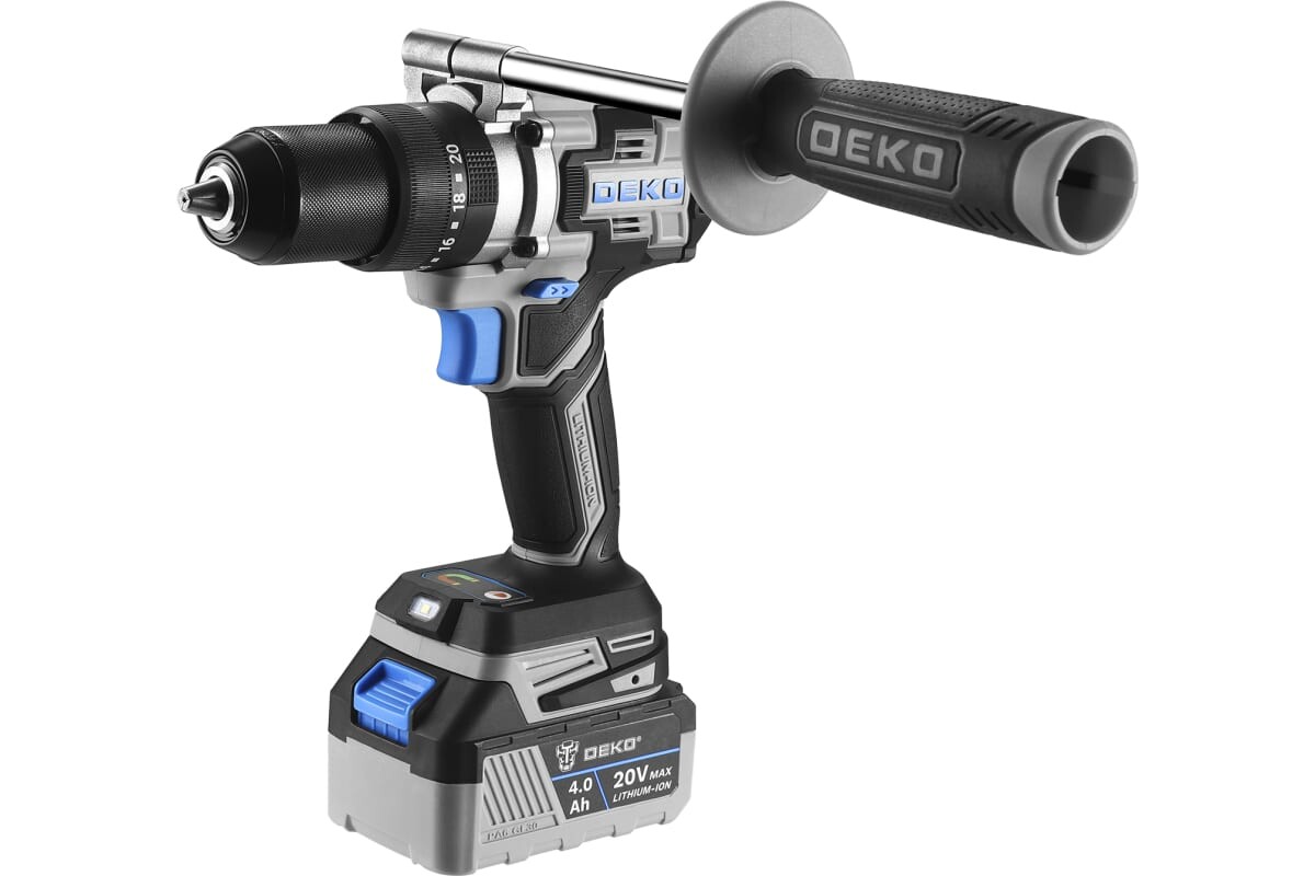 

Шуруповерт Deko DKCID20 PRO кейс (063-4437)