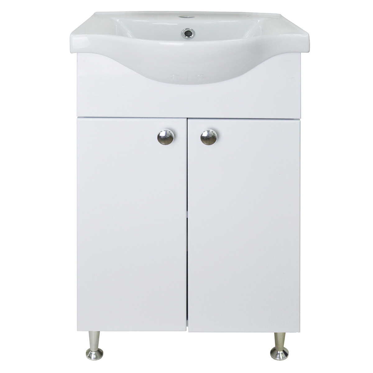 

Тумба Loranto Моника New 50 с раковиной Basic 50 (CS00071364) (2 коробки)