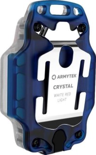 

Фонарь портативный Armytek Crystal прозрачный/синий (F07001B)