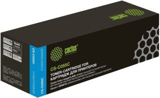 

Расходный материал для печати Cactus CS-C055C голубой