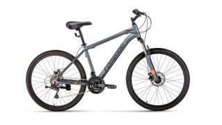 

Велосипед взрослый Forward HARDI 26 2.0 D серый матовый/черный (RBK22FW26698)