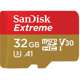 

Карта памяти SanDisk microSDHC 32GB Extreme SDSQXAF-032G-GN6MA (+ SD Adapter + Rescue Pro Deluxe)