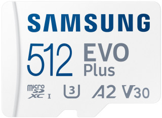 

Карта памяти Samsung EVO PLUS microSDXC 512Gb Class10 MB-MC512KA/RU (+ adapter)