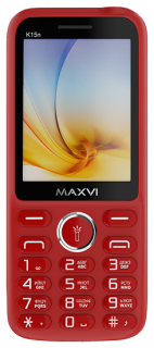 

Телефон Maxvi K15n wine red