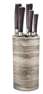 Кухонная принадлежность LARA LR05-103 Gray Подставка для ножей