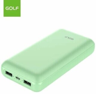 

Внешний аккумулятор Golf G57 20000mah зеленый
