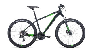 

Велосипед взрослый Forward APACHE 27,5 2.0 D черный матовый/ярко-зеленый (RBK22FW27288)