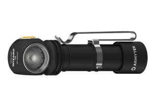 

Фонарь портативный Armytek Wizard C2 Magnet USB черный/желтый (F08901C)