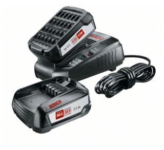 

Аккумулятор Bosch PBA 18V 2.5 + AL1830 18В 2.5Ач Li-Ion (1600A00K1P)