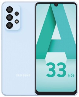 

Телефон Samsung Galaxy A33 5G 8/128Gb голубой (SM-A336E)