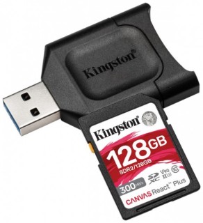 

Карта памяти Kingston Canvas React Plus SDXC 128Gb MLPR2/128GB