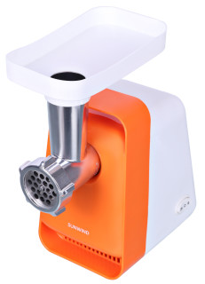 

Мясорубка Sunwind SWG180 белый/оранжевый