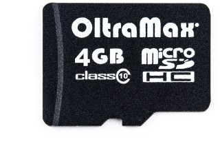 

Карта памяти Oltramax MicroSDHC 4GB Class10 (+ адаптер SD)