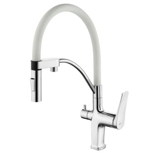 

Смеситель для кухни Lemark Comfort LM3074C-White