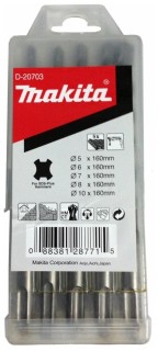 

Набор сверл Makita d-20703 по бетону (5шт)
