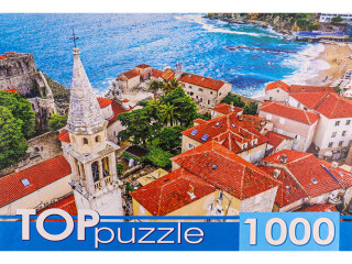 

Обучающая игрушка TOPpuzzle 1000 эл. Черногория. Город Будва у моря (ГИТП1000-4142 143742)