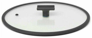 

Крышка для посуды TVS Brillante induction с силиконовым ободом 28см (9465128003H301)