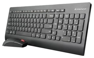 

Комплект мыши и клавиатуры Lenovo Combo 510 черный (GX30N81780)