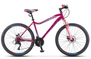 Велосипед взрослый STELS MISS-5000 MD 26 V020 Вишнёвый/розовый (LU096322*LU089357*16)