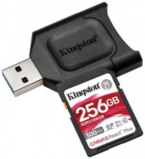 

Карта памяти Kingston Canvas React Plus SDXC 256Gb MLPR2/256GB