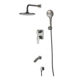

Смеситель для ванны Lemark Bronx LM3723GM
