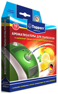 

Средство для ухода за техникой Topperr 1901 AFS-Y Ароматизатор для пылесосов Лимон