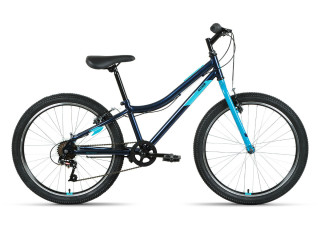 

Велосипед взрослый Altair MTB HT 24 1.0 черный/голубой (RBK22AL24089)