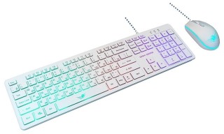 

Комплект мыши и клавиатуры Dialog KMGK-1707U WHITE