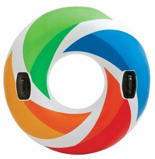 

Пляжный аксессуар Intex Цветной вихрь с ручками 118см Круг (58202)