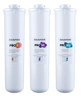 

Сменный модуль для фильтра Аквафор Pro1-Pro50-ProMg Комплект картриджей (3шт)