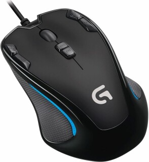 

Компьютерная мышь Logitech G300s черный/голубой (910-004349)